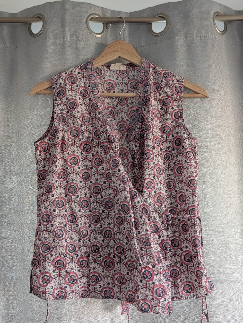 Sleeveless Floral Top